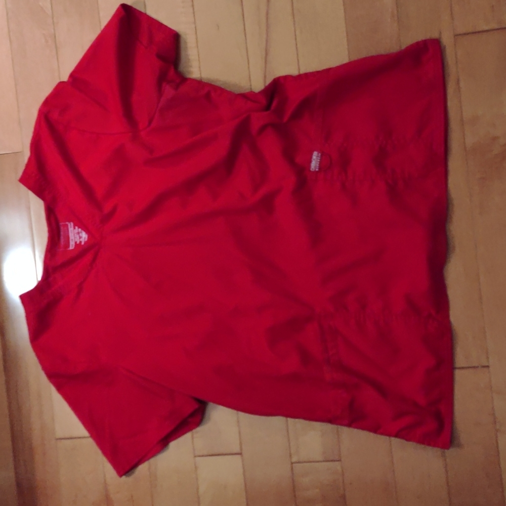 XL Cherokee Red Scrub Top